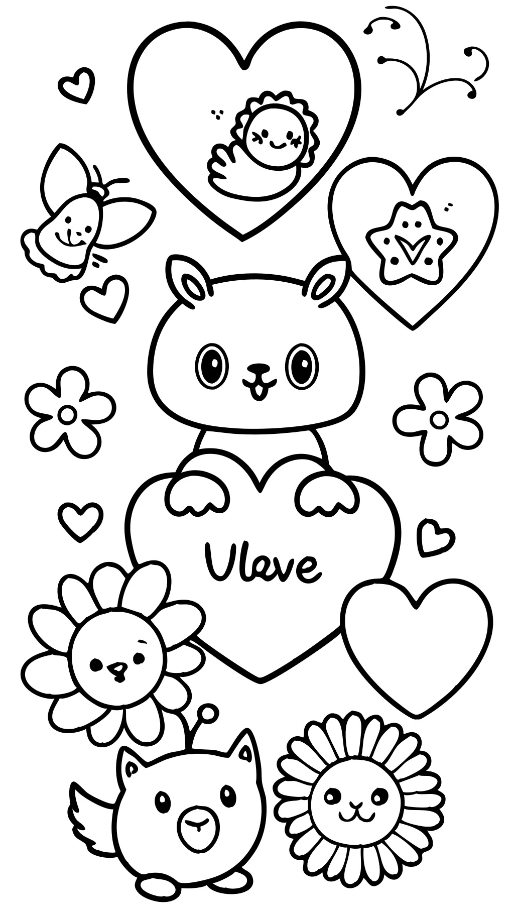 printable valentines day coloring pages